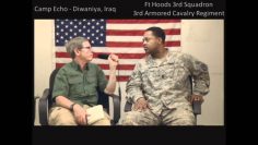 1SGT Darryl Davis with Ft Hoods Howitzer Battery in Iraq