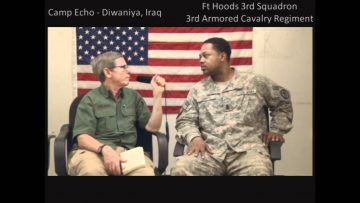 1SGT Darryl Davis with Ft Hoods Howitzer Battery in Iraq