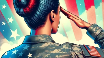 woman of the military