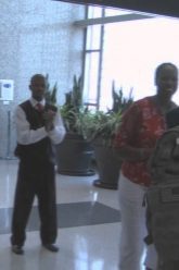 Atlanta Airport Employees Welcome Home Troops Part 1