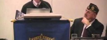 Bob Calvert Speaking at an American Legion National Conference Part 1