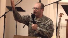 Capt.(Chaplain) Ben Chitwood – at PLUGGED IN Chapel Enduring Faith Chapel Afghanistan 2