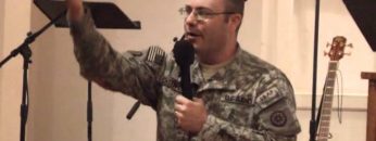 Capt.(Chaplain) Ben Chitwood – at PLUGGED IN Chapel Enduring Faith Chapel Afghanistan 2