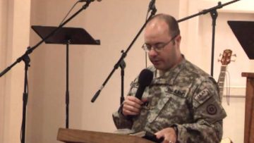 Capt.(Chaplain) Ben Chitwood – at PLUGGED IN Chapel Enduring Faith Chapel Afghanistan