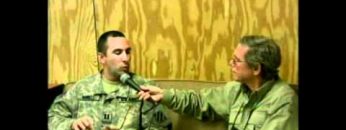 Captain Charles Barrett in Kalsu, Iraq 1 of 2