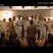Chaplain LtCol Warren Matties and Gospel Choir in Enduring Faith Chapel at Bagram Air Field