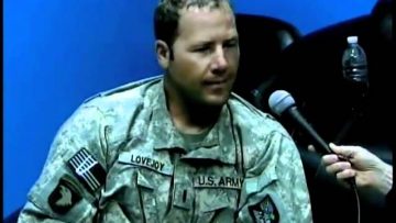 CW3 Andy Lovejoy with Charlie Company in Basrah, Iraq