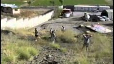 Frisbee Golf Tournament at FOB Lion in Panjshir Province, Afghanistan