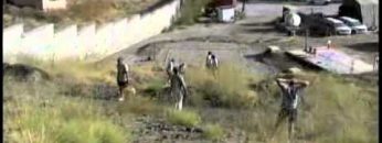 Frisbee Golf Tournament at FOB Lion in Panjshir Province, Afghanistan