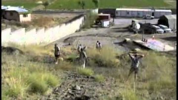 Frisbee Golf Tournament at FOB Lion in Panjshir Province, Afghanistan