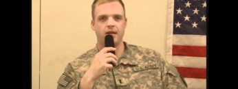 Ft Hoods Howitzer Battery in Iraq with Commander Capt Hayes and Platoon Leader LT Ridgeway