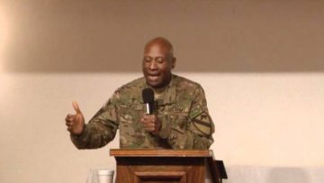 Major (Chaplain) Kinley at Enduring Faith Chapel Gospel Sermon at Bagram Air Field Part 2