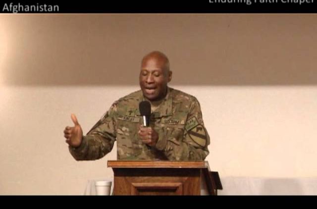 Major (Chaplain) Kinley at Enduring Faith Chapel Gospel Sermon at Bagram Air Field Part 2