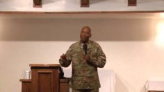 Major (Chaplain) Kinley in Enduring Faith Chapel Gospel Sermon at Bagram Air Field Part 4
