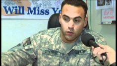 Major Mark Citarella at Camp Liberty in Baghdad, Iraq