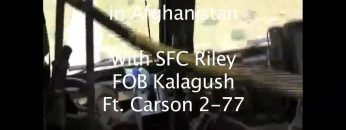 On a Mission from FOB Kalagush with Ft Carsons 2-77 to back up the ANA