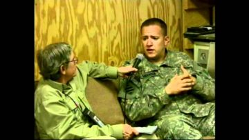 PFC Erik Anderson speaks from Kalsu, Iraq