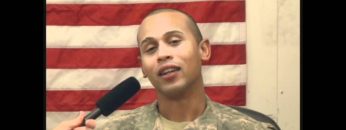 SFC Mark Morales and SPC Jeffrey Espinal with Ft Hoods Howitzer Battery in Iraq