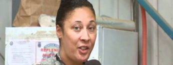 SFC Tonya Henderson -20 Yrs Service -277th Aviation Support Battalian building-Afghanistan