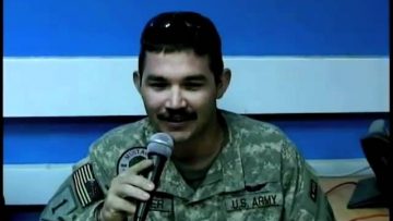 Sgt James Carter in Basrah, Iraq