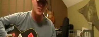 Shannon Book playing I Need to Breathe acoustic