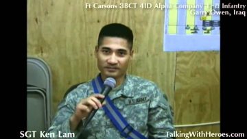 Six Ft Carson 3BCT 4ID Troops in the Tactical Operations Center in FOB Garry Owen near Amarah, Iraq