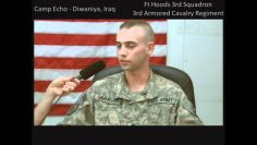 SPC Mark Simmons with Ft Hoods Howitzer Battery in Iraq