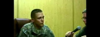 SSG Jason Sanders with Ft Bennings 3rd Brigade Special Troops Battalion, in Kalsu, Iraq