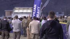 Thousands At Event Ceremony at the Start the 2016 Bataan Memorial Death March
