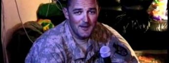 Utah National Guard WO 1 Lucky Bovo in Basrah, Iraq