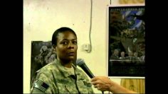Watch 14 year veteran CW2 Lorrie Hammond in Kalsu, Iraq