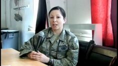 Watch 1LT Holly Hess an 8 year Air Force Veteran in Afghanistan