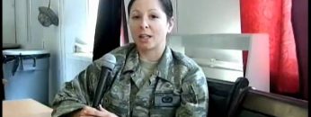 Watch 1LT Holly Hess an 8 year Air Force Veteran in Afghanistan