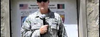 Watch 2LT Jason Smith with the Panjshir PRT in Bagram, Afghanistan