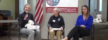 Watch Angela Salyer & Ronda Englander, Leaders of The Comfort Crew Helping Military Children