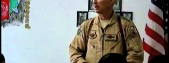 Watch as Air Force Lt Gen Phillip Greenberg speaks at FOB Lion, Afghanistan Part 3