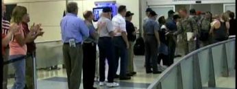 Watch as Citizens of Dallas area welcome Home our Troops Part 2