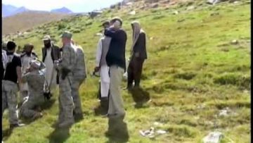 Watch as our troops take Polaroid Pictures for Afghans at a Bridge in Panjshir, Afghanistan