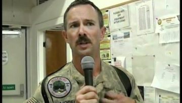 Watch CW4 Greg Mofford on a Tour of the Gym in the USO in Basrah, Iraq