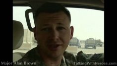 Watch Major Alan Brown Ft Carson 3BCT 3ID Brigade PAO in COB Adder, Iraq