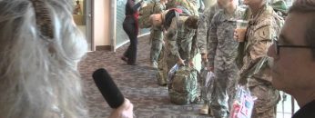 WATCH Mary Louise Austin with USO in Atlanta, Passengers Cheering Troops and More