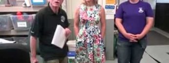 Watch Michele Ostrander Pres./CEO of Freedom Service Dogs and Samantha Robert, Dog Caretaker