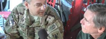 WATCH SGT Paul Roberts on Chinook Helicopter with Care Packages -Bagram Afghanistan