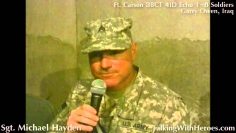 Watch Shout Outs with Ft Carsons 3BCT 4ID Echo Company 1-8 in Iraq